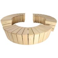 3 banquettes cintrées Hélios - Mobextan