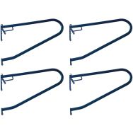 4 oreilles buts Foot à 11/ à 8 - 12 vis HM10-40 rond.