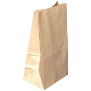 500 Sac SOS - Kraft brun 60Grs - Sans impression - 210x150x400mm
