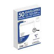 50 enveloppes auto.adh162x229 90g ss cello