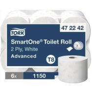 6 rouleaux Papier toilette Tork Advanced Smart One T8