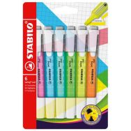 6 surligneurs swing cool couleurs assorties