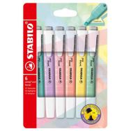 6 surligneurs swing cool couleurs assorties pastel