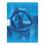 7000, Cahier piqué 17x22 32p séyès agrandi 3mm 70g