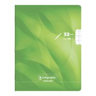 8000 PELLICULE, Cahier piqué 17x22 32p séyès agrandi 3mm 90g