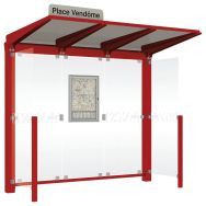 Abri bus Venise bardages latéraux - Procity