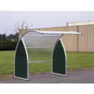 Abri deux roues modulaire cintré - Mottez