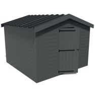 Abri jardin Jura plastique recyclé - Espace Urbain
