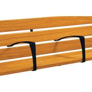 Accoudoir central pour banc Silaos sénior noir 9005