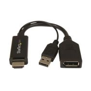 Adaptateur HDMI vers DisplayPort 4K alimenté par USB