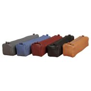Age Bag trousse cuir carrée 21x4,5x4,5cm assortiment