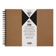 Album Kraft à décorer 40 feuilles 200g - Clairefontaine