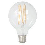 Lot de 5 ampoules E27.G80.8,1W.2800K dimmable transparent