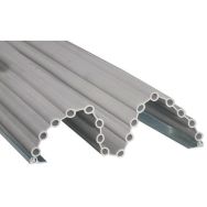 Anti-pince doigts Garomin angle jusqu'à 180° - 1,40 m + rails - gris