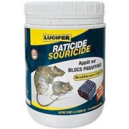 Appât bloc rats et souris - 20g - Lucifer - 14 pièces