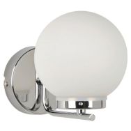 Applique 1 lumière base ronde en métal - Corep