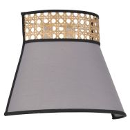 Applique bi-matière coton cannage naturel - Corep