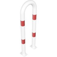 Arceau universel en tube à cheviller - Blanc/Rouge - Schake