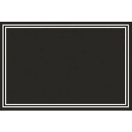 Ardoise en pvc noir - Lot de 10 - 12x8 cm