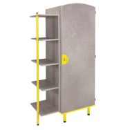 Armoire 1 porte + étagère hébergement Alba - Rodet