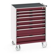 Armoire 7 tiroirs Cubio roulante - Bott