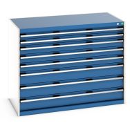Armoire 8 tiroirs charges lourdes 1300x650x1000mm - Bott