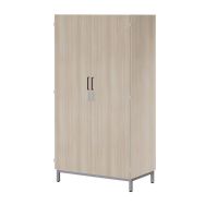 Armoire CHATEL 2 personnes acacia/gris