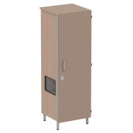 Armoire Cubik 1 porte niche à gauche - Mobidecor