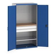 Armoire Cubio à portes perforées 1050x650x2000mm - Bott
