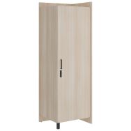 Armoire droite poignée+moraillon penderie 1/2lingère - Enond Mobilier