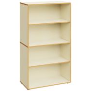 Armoire Mileva quatre espaces intérieurs beige-Mirplay School