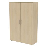 Armoire Portes Battantes 120 x 45 ht 180 cm Chêne clair avec serrure-MBA