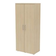 Armoire Portes Battantes 80 x 45 ht 180 cm Chêne clair avec serrure-MBA