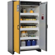 Armoire Q-CLASSIC-30 - Bac et étagère de rétention - 1164mm - Asecos