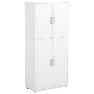 Armoire Rosie étagères 4 portes serrure - Mirplay School
