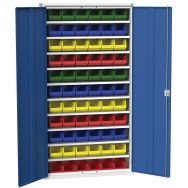Armoire Verso 1050x350x2000mm 66 bacs - Bott
