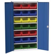 Armoire Verso 1050x550x2000mm 21 bacs - Bott