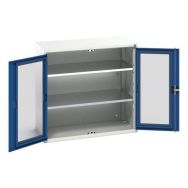 Armoire Verso Portes Transparentes Avec 2 Tablettes 1050x550x1000_Bott