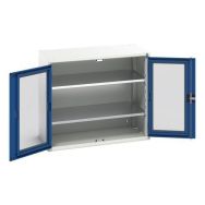 Armoire Verso Portes Transparentes Avec 2 Tablettes 1050x550x900_Bott