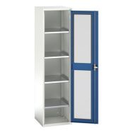 Armoire Verso Portes Transparentes Avec 4 Tablettes 525x550x2000_Bott