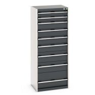 Armoire à 9 tiroirs Cubio - 1600x650mm - Bott