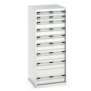 Armoire à 9 tiroirs Cubio - 650x750x1600mm - Bott