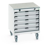Armoire à Tiroirs Roulante Cubio SLR-666-5.3 - Bott