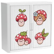 Armoire à rideaux personnalisée champi'mignons - EasyOffice