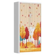 Armoire à rideaux personnalisée couleurs d'automne - EasyOffice