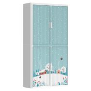 Armoire à rideaux personnalisée hiver calme - EasyOffice