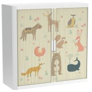 Armoire à rideaux personnalisée les amis la forêt - EasyOffice