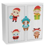 Armoire à rideaux personnalisée les petits lutins - EasyOffice