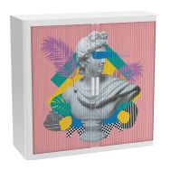 Armoire à rideaux personnalisée sculpture pop art - EasyOffice