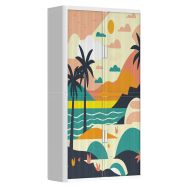 Armoire à rideaux personnalisée sous les palmiers - EasyOffice